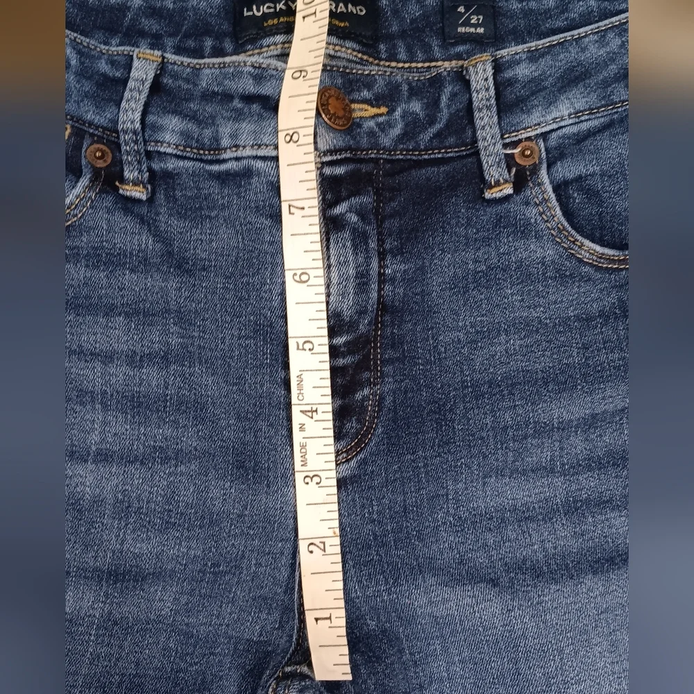 Lucky Brand Jeans Blue Women's 28x27 Size 4 / 27 Hayden Skinny Stretch Timeless - Picture 7 of 14